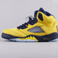 BL - AJ5 Michigan black and yellow