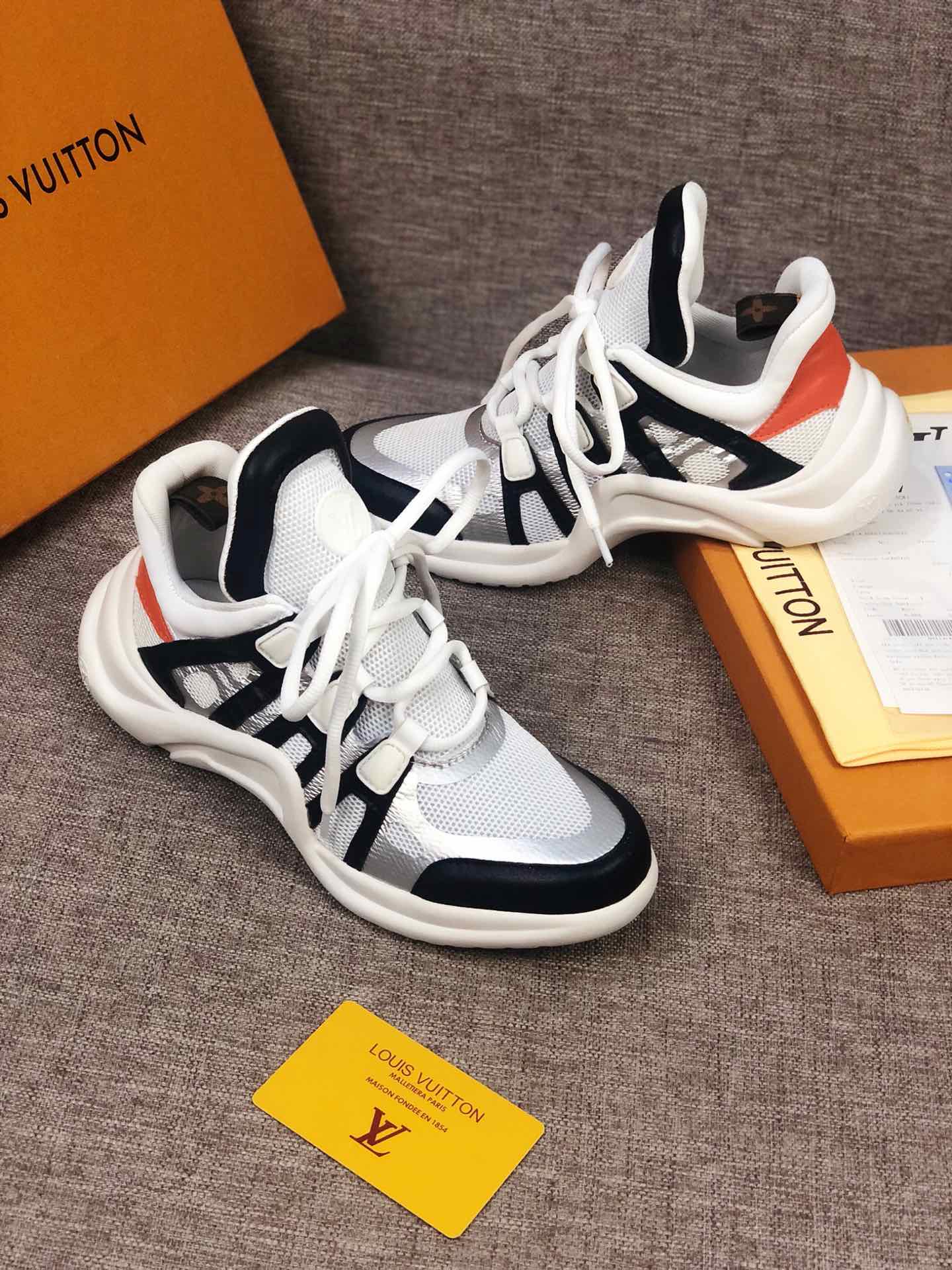 BL - LUV Archlight White Black Orange Sneaker