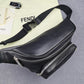 FI Little Monster Belt Bag Black/Yellow For Men, Men’s Bag 7.9in/20cm FF