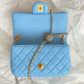 ChanelMini Flap Bag Blue For Women, Women’s Bags 7.9in/20cm