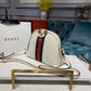 gg Ophidia Shoulder Bag White 9in/24cm