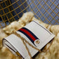 gg Ophidia Small Shoulder Bag White For Women 10in/25cm gg 503877-DJ2DG-8454