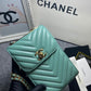 CHL Chevron Trendy CHL Phone Mint Bag For Women 18cm/7in