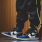 BL - AJ1 black and blue toe