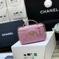 ChanelSmall Vanity Case Purple For Women 6.7in/17cm AS3171