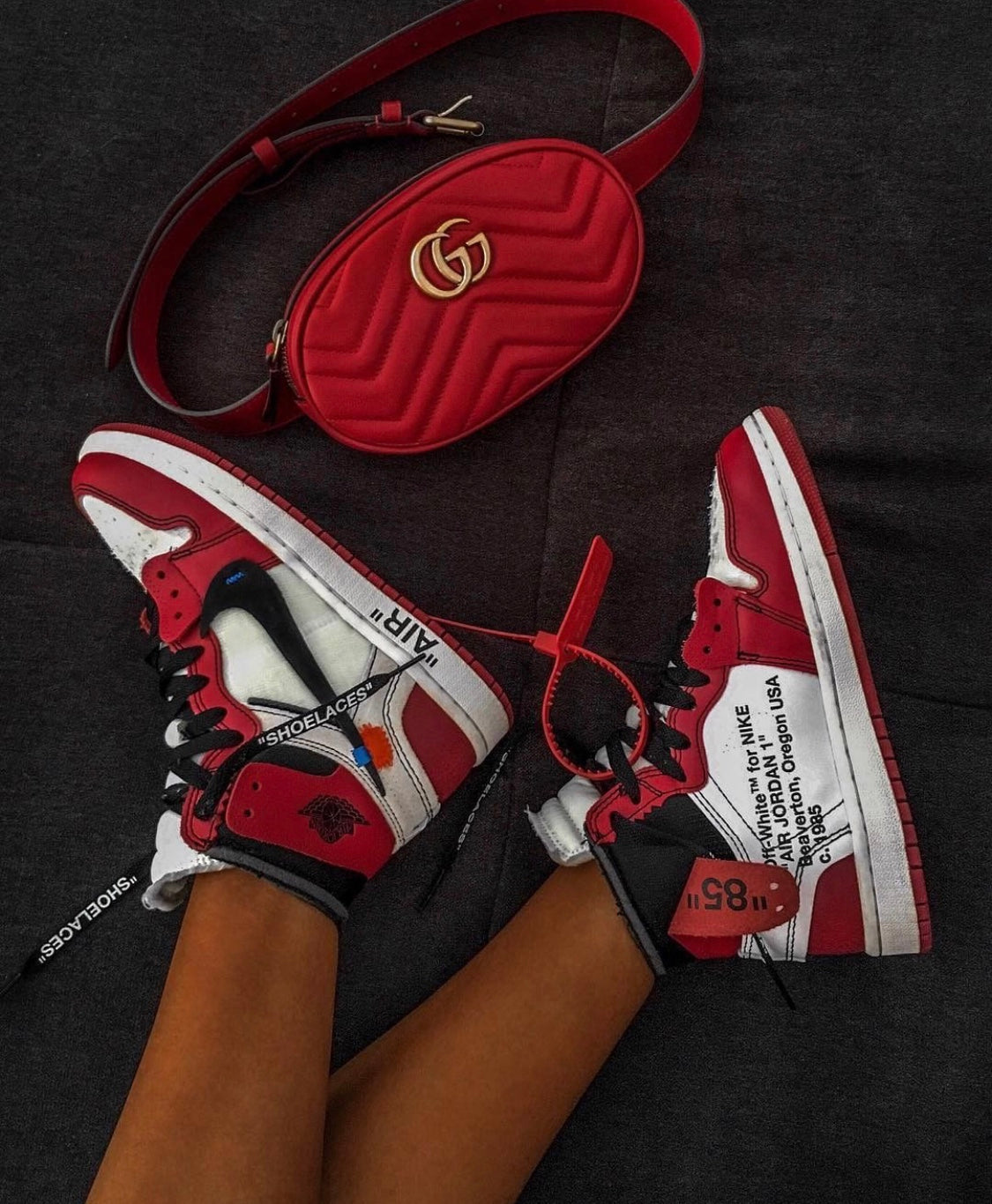 BL - AJ1 White Red