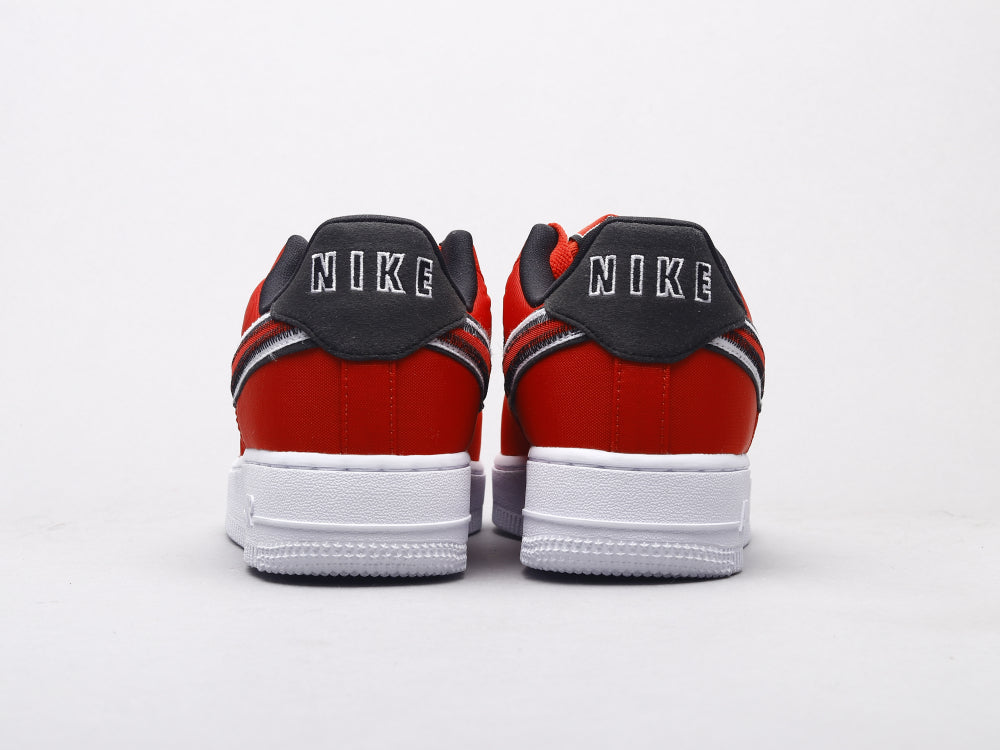BL - AF1 Reverse Stitch red and white