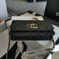 ChanelMini Flap Bag Black For Women 7.2in/18.5cm