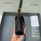 Balen XX Small Flap Bag Box Black, For Women,  Bags 10.6in/27cm 6956452108X1000