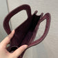 DI Mini Book Tote Red Embroidery Red For Women Women’s Handbag 9in/23cm CD