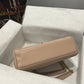 DG Large Devotion Shoulder Bag In Quilted Nappa Beige For Women 11.4in/29cm DG