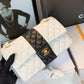 ChanelMini Flap Bag White For Women 9.8in/25cm