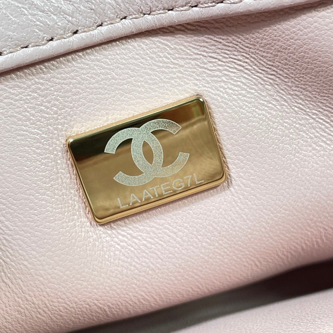 Chanel Flap Bag Gold Hardware PiNike For Women, Women’s Handbags, Shoulder Bags 7.9in/20cm AS3366