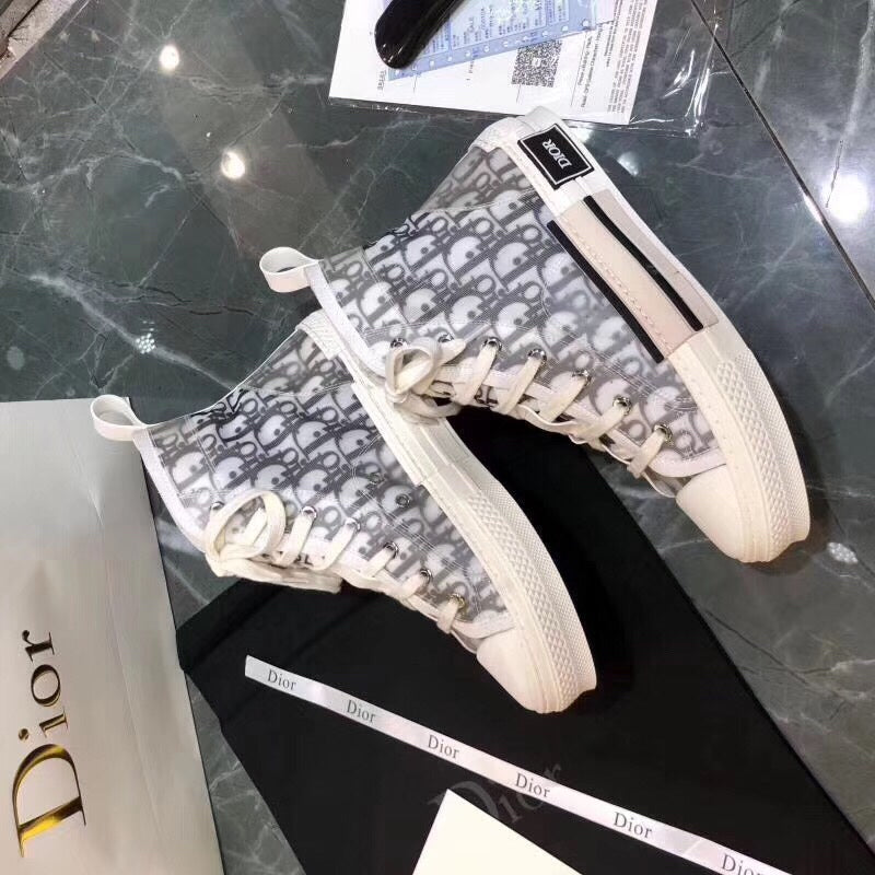 BL - DIR B23 Technical Canvas White Sneaker