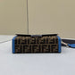 FI Mon Baguette Soft Trunk Brown and Blue Bag For Woman 21.5cm/8.5in
