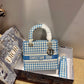 DI Lady D-Lite Ziczac Blue, For Women, Women’s Handbags 9.4in/24cm CD
