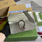 gg Dionysus Super Mini Bag Silver For Women, Women’s Bags 6.5in/17cm gg 476432 1TRBN 8173