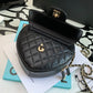 ChanelMini Heart Bag Black For Women 7in/18cm AS3191 B07958 94305