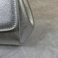 DG Medium Sicily Handbag In Dauphine Silver For Women 10.2in/26cm DG