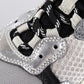 BL - Bla Triple S Red Silver Sneaker