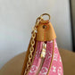 LV Loop Denim Pink For Women,  Shoulder Bags 9.1in/23cm LV