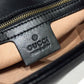 gg Marmont Small Matelassé Shoulder Bag Black Matelassé Chevron With A Heart For Women 10in/22cm gg 446744 DTDIT 1000