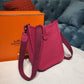 HM Evelyne II TPM Bag Hot Pink For Women Silver Toned Hardware 7.9in/20cm