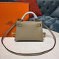 HM Mini Kelly Trench For Women Gold Toned Hardware 7.5in/19cm