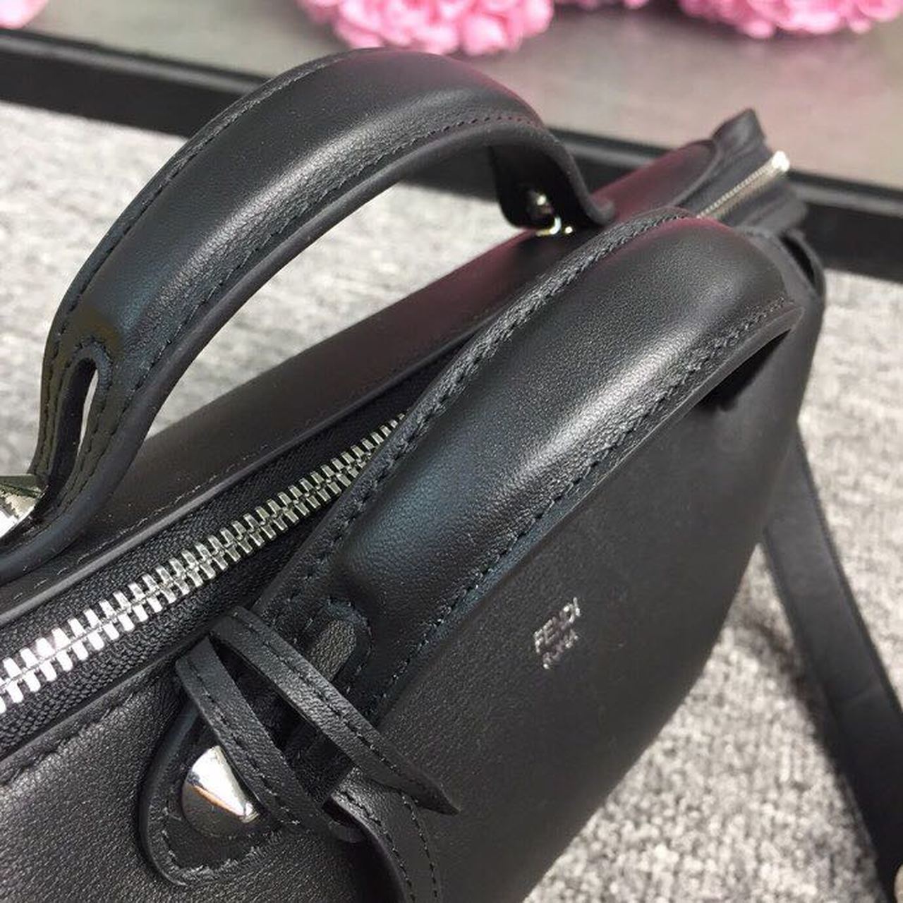 FI By The Way Medium Bag Black For Women, Women’s Handbags, Shoulder And Crossbody Bags 10.6in/27cm FF 8BL1461D5F0GXN