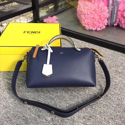 FI By The Way Medium Bag Dark Blue For Women, Women’s Handbags, Shoulder And Crossbody Bags 10.6in/27cm FF 8BL1461