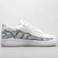 BL - AF1 Skeleton Halloween White