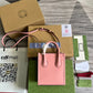 gg Bananya Print Mini Tote Bag Pink For Women, Women’s Bags 7.9in/20cm gg 671623 U5XAG 5964