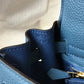 HM Kelly 28 Deep Blue Vert Bosphore Bag For Women, Handbags, Shoulder Bags 11in/28cm