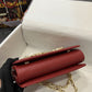 DG Nappa DG Girls Shoulder Bag Burgundy For Women 8.3in/21cm DG 