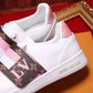 BL - LUV Font Row Pink Sneaker