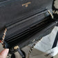 ChanelMini Flap Bag Black For Women 7.2in/18.5cm