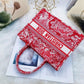 DI Large Book Tote Red, For Women, Women’s Handbags 16.5in/42cm CD