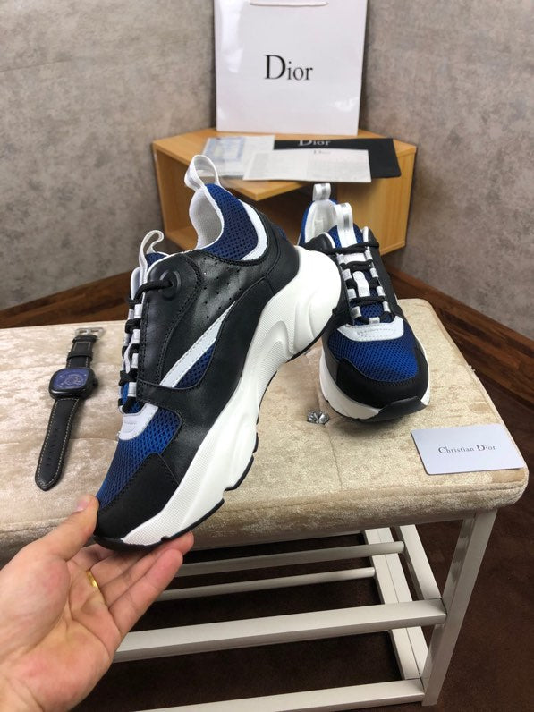 BL - DIR B22 Black Blue Sneaker