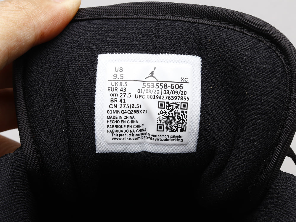 BL - AJ1 Reverse black and red forbidden to wear