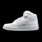 BL - AF1 pure white mid-top