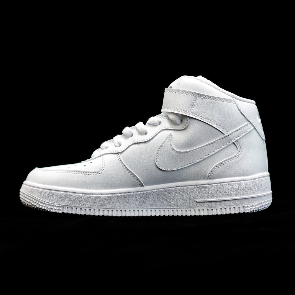 BL - AF1 pure white mid-top