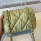 ChanelSmall Flap Bag Gold Hardware Green For Women, Women’s Handbags, Shoulder Bags 7.5in/19cm AS2232