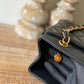 ChanelVintage Black Medium Quilted Caviar Tote Bag For Women 28cm/11in