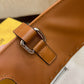 FI Canvas Tote Bag Beige/Brown For Women, Women’s Handbags 18.1in/46cm FF 7VA480