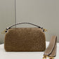 FI Baguette Beige Sheepskin Bag For Woman 27cm/10.5in 8BR600AH96F1F7O
