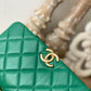 ChanelLarge Flap Green Bag For Women 23cm/9in