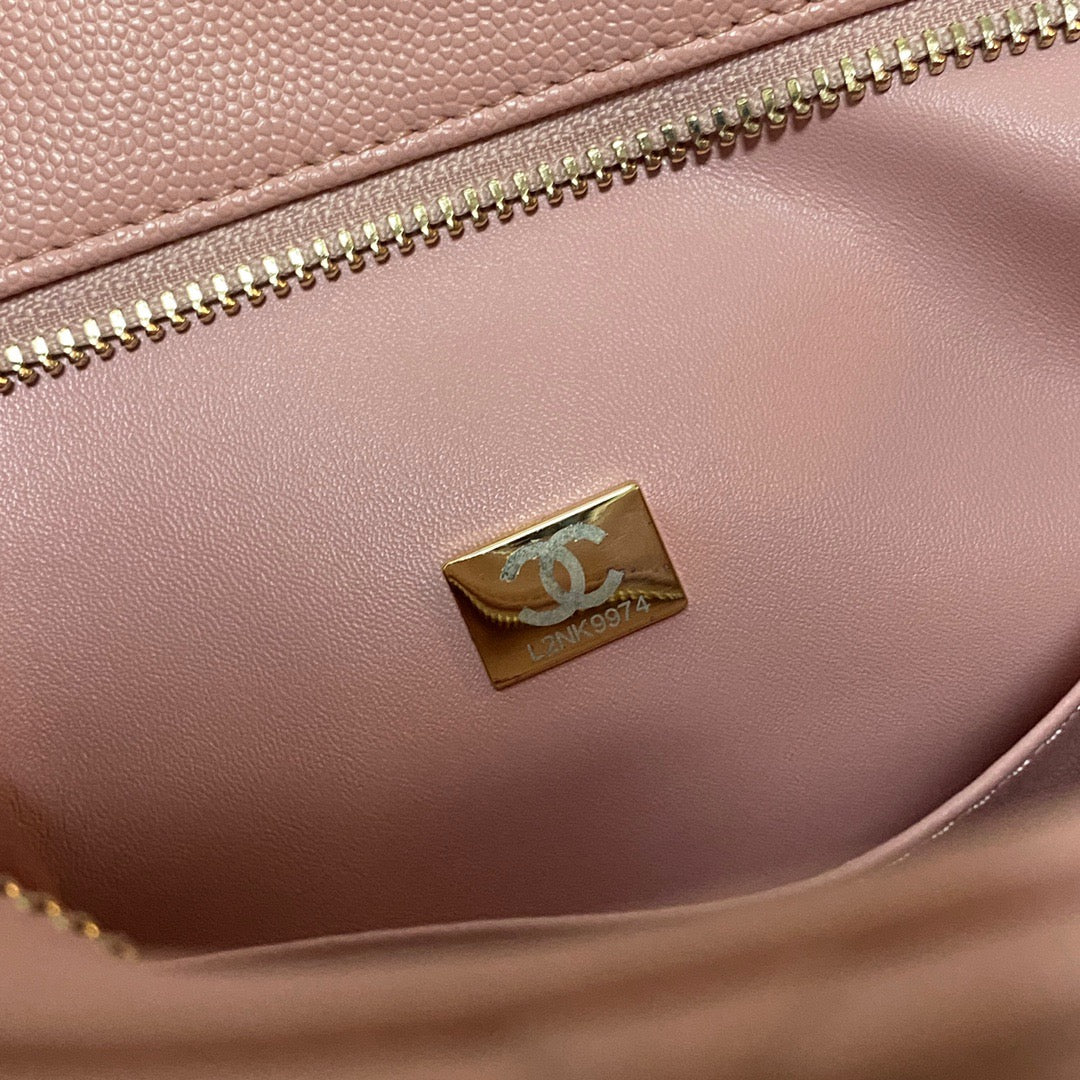 ChanelMedallion Tote Gold Hardware Caviar PiNike For Women, Women’s Handbags, Shoulder Bags 15.6in/32cm 