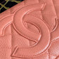 Chanel Classic Shoudlerbag PiNike For Women 9.8 in / 25 cm