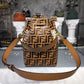 FI Mon Tresor Bucket Bag Brown For Women, Women’s Bags, Shoulder And Crossbody Bags 9in/23cm FF 8BT298