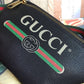 gg Print Waist Belt Bag Black For Women And Men 11in/27cm gg 527792